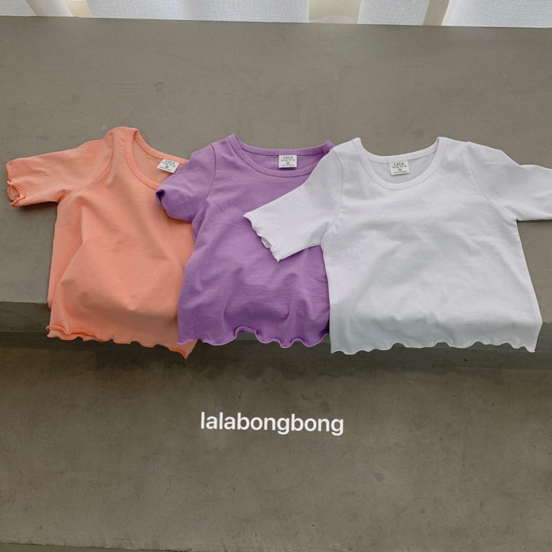 LALABONGBONG - Korean Children Fashion - #Kfashion4kids - Wave Short Sleeves Tee