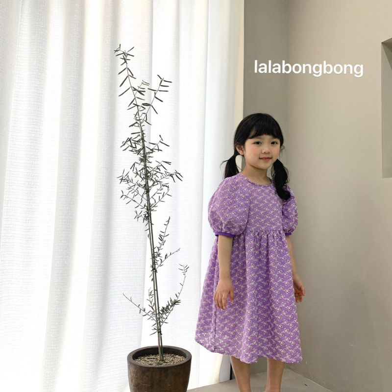 LALABONGBONG - Korean Children Fashion - #Kfashion4kids - Embroidery One-piece
