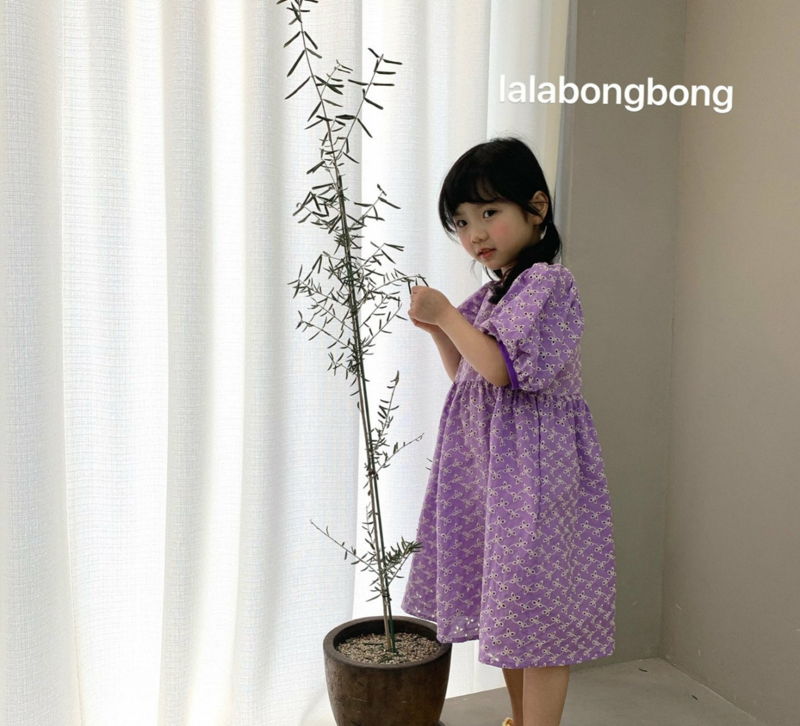 LALABONGBONG - Korean Children Fashion - #Kfashion4kids - Embroidery One-piece - 2