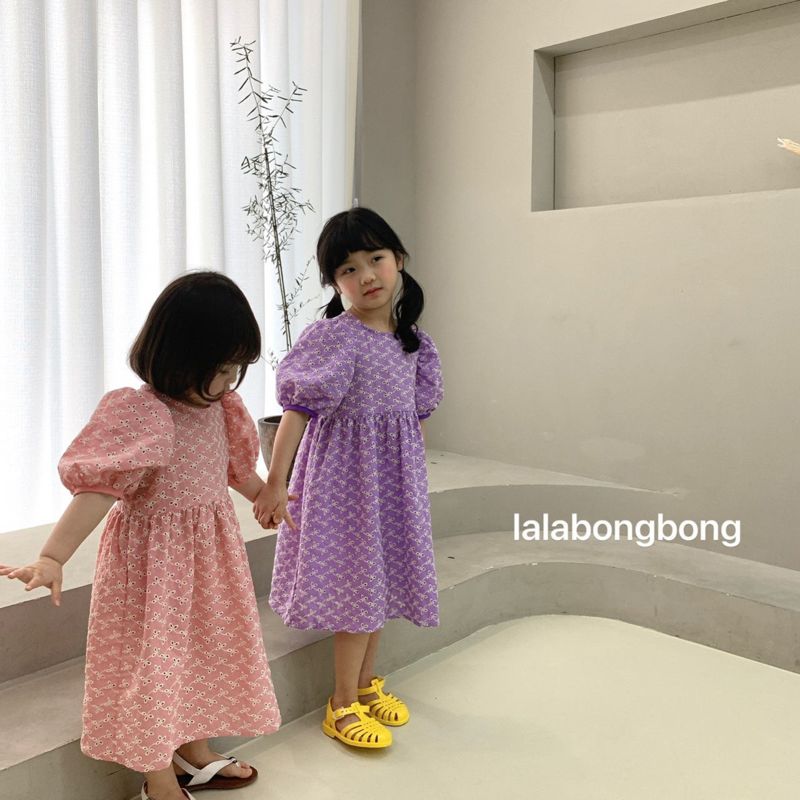 LALABONGBONG - Korean Children Fashion - #Kfashion4kids - Embroidery One-piece - 6
