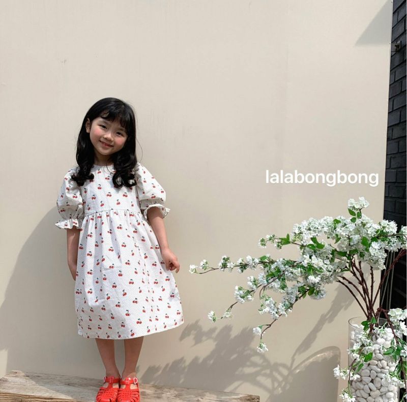 LALABONGBONG - Korean Children Fashion - #Kfashion4kids - Cherry One-piece - 10