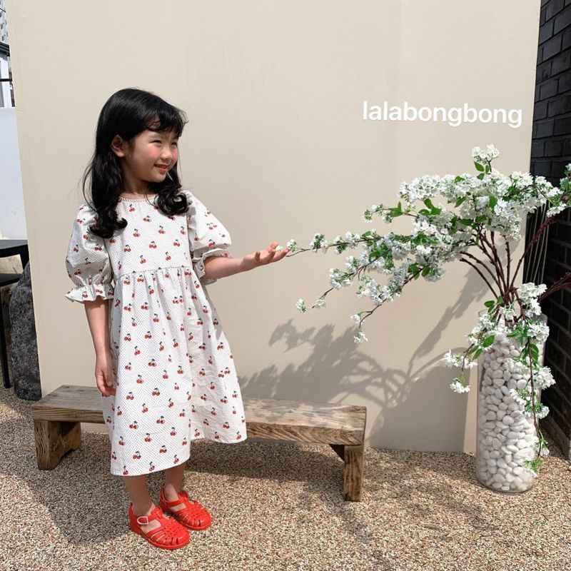 LALABONGBONG - Korean Children Fashion - #Kfashion4kids - Cherry One-piece - 11