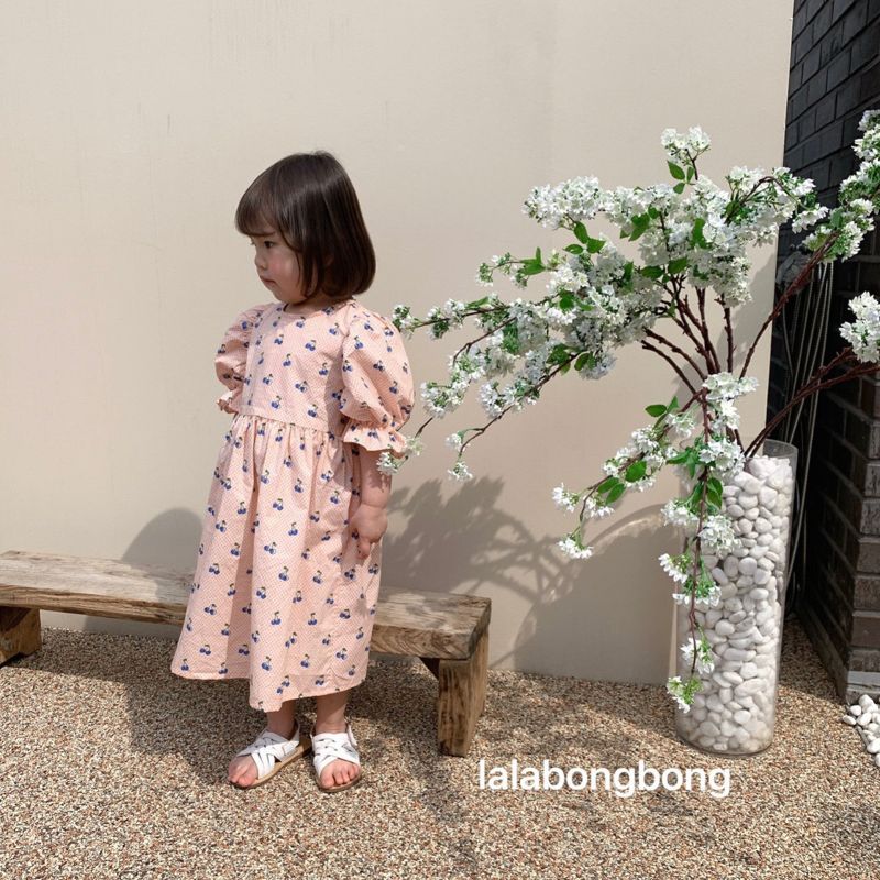 LALABONGBONG - Korean Children Fashion - #Kfashion4kids - Cherry One-piece - 12