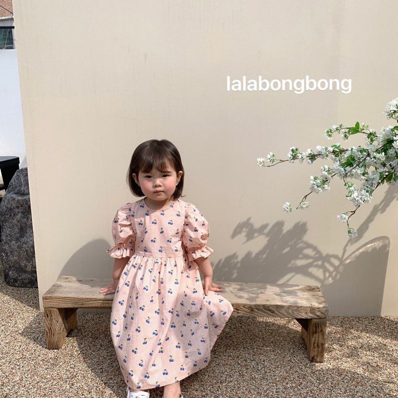 LALABONGBONG - Korean Children Fashion - #Kfashion4kids - Cherry One-piece - 7