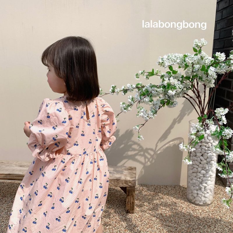 LALABONGBONG - Korean Children Fashion - #Kfashion4kids - Cherry One-piece - 8