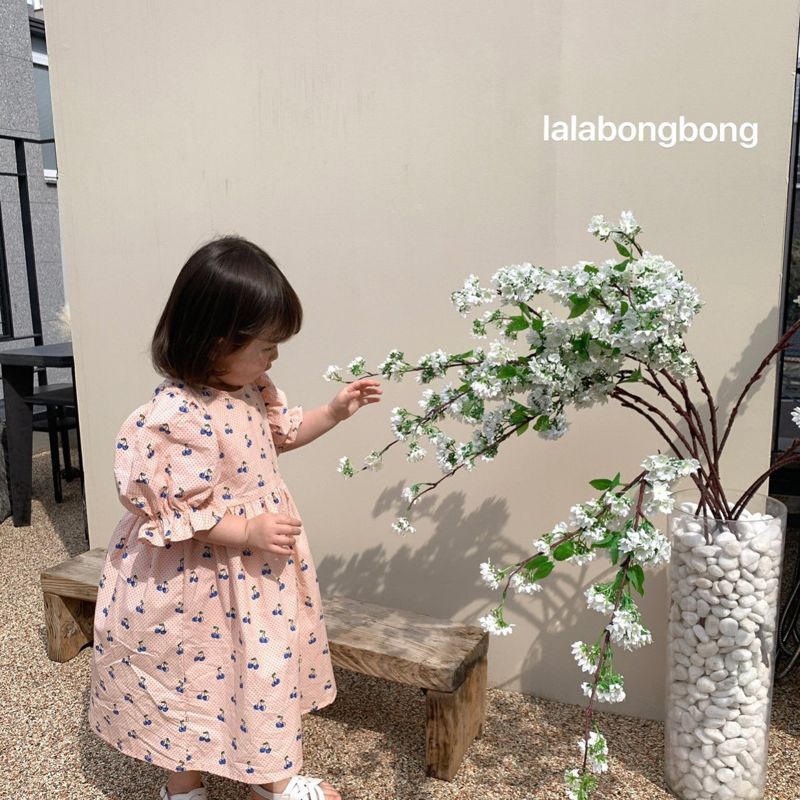 LALABONGBONG - Korean Children Fashion - #Kfashion4kids - Cherry One-piece - 9