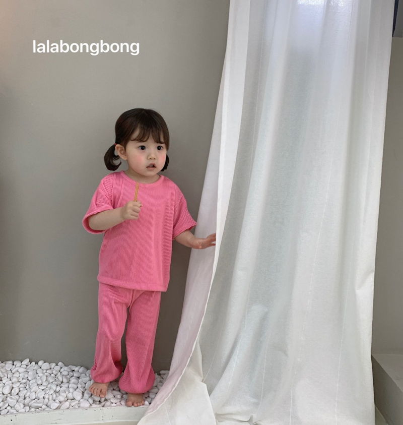 LALABONGBONG - Korean Children Fashion - #Kfashion4kids - Splashing Top Bottom Set - 5