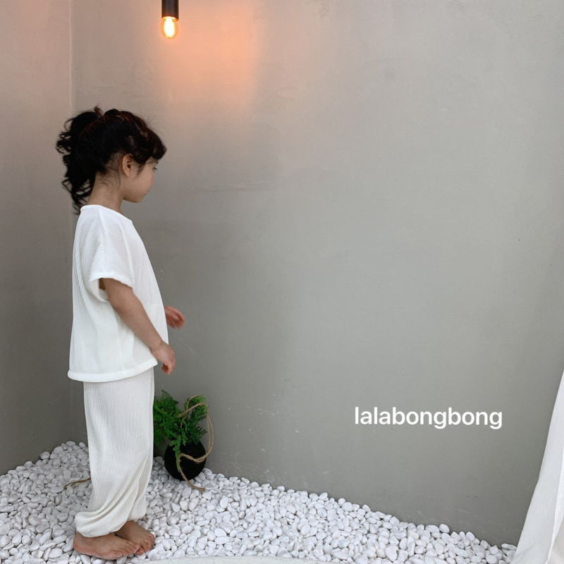 LALABONGBONG - Korean Children Fashion - #Kfashion4kids - Splashing Top Bottom Set - 7
