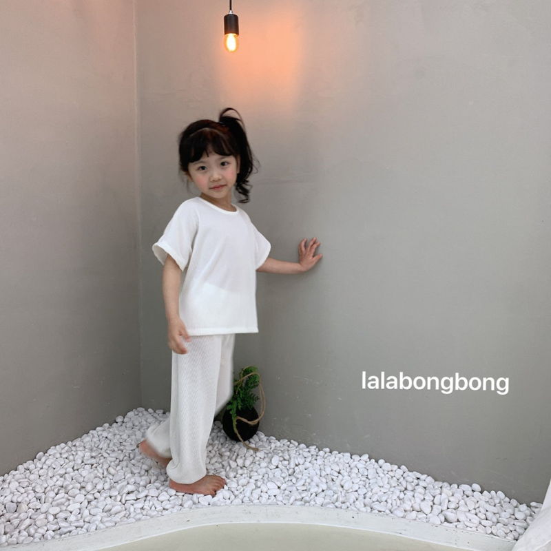 LALABONGBONG - Korean Children Fashion - #Kfashion4kids - Splashing Top Bottom Set - 8