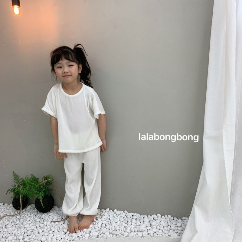 LALABONGBONG - Korean Children Fashion - #Kfashion4kids - Splashing Top Bottom Set - 9