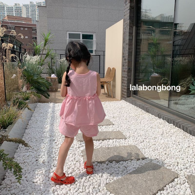 LALABONGBONG - Korean Children Fashion - #Kfashion4kids - Linen Top Bottom Set - 11