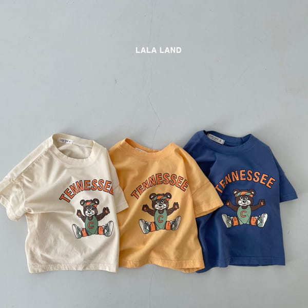 LALALAND - Korean Children Fashion - #Kfashion4kids - Tennis Bear Tee
