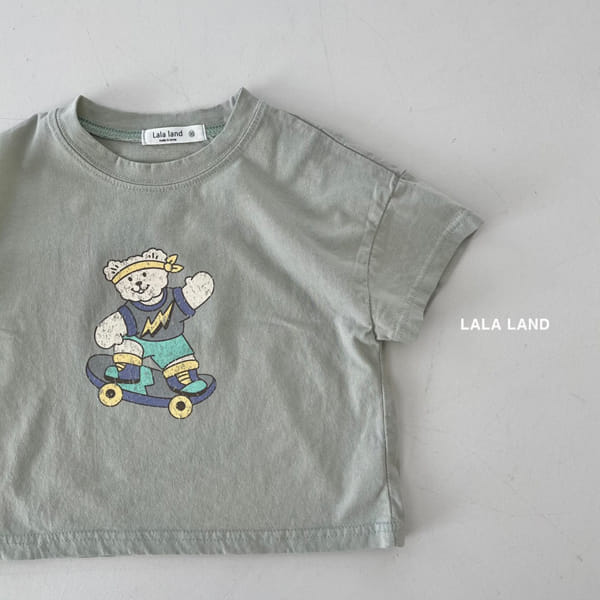 LALALAND - Korean Children Fashion - #Kfashion4kids - Summer Board Bear Tee - 3