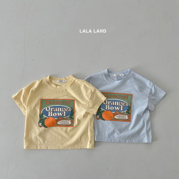 LALALAND - Korean Children Fashion - #Kfashion4kids - Orange Ball Tee