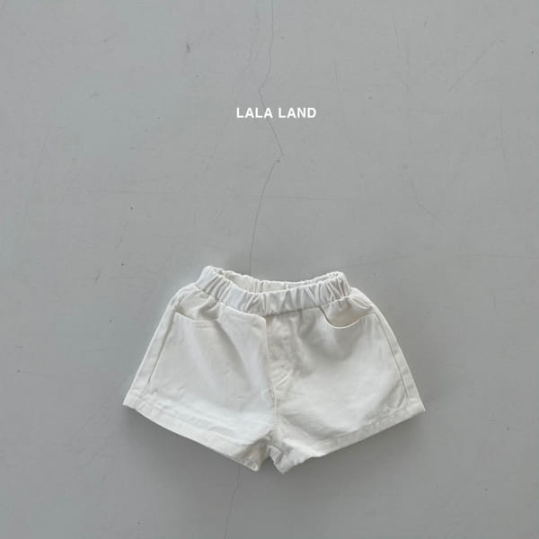 LALALAND - Korean Children Fashion - #Kfashion4kids - White Shorts