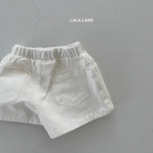 LALALAND - Korean Children Fashion - #Kfashion4kids - White Shorts - 3