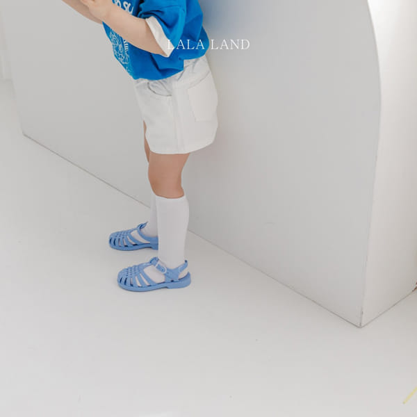 LALALAND - Korean Children Fashion - #Kfashion4kids - White Shorts - 7