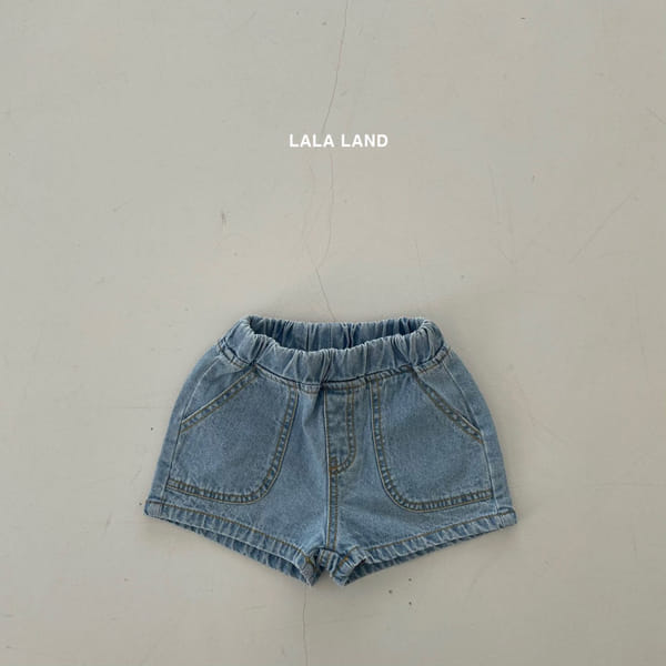 LALALAND - Korean Children Fashion - #Kfashion4kids - Money Denim Shorts - 2