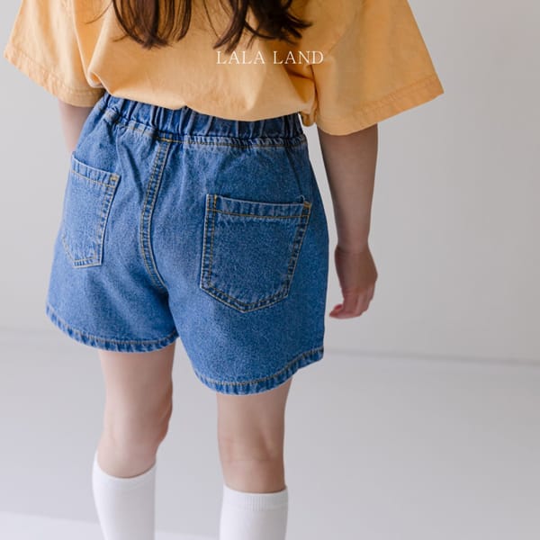 LALALAND - Korean Children Fashion - #Kfashion4kids - Money Denim Shorts - 7