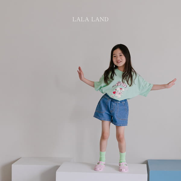 LALALAND - Korean Children Fashion - #Kfashion4kids - Shabu Denim Shorts - 4