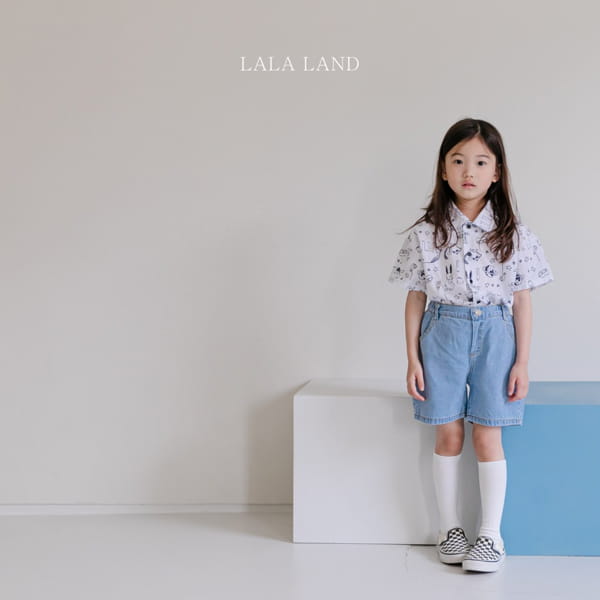 LALALAND - Korean Children Fashion - #Kfashion4kids - Shabu Denim Shorts - 8