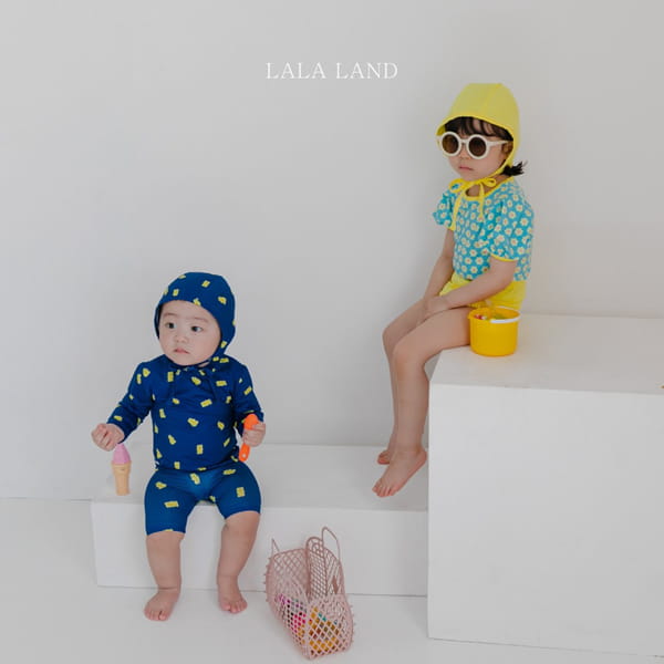 LALALAND - Korean Children Fashion - #Kfashion4kids - Jelly Bear Rashguard with Bonnet - 4
