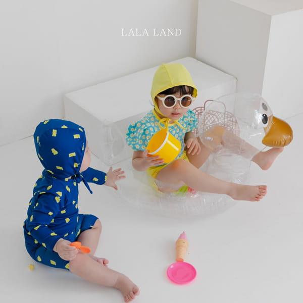 LALALAND - Korean Children Fashion - #Kfashion4kids - Jelly Bear Rashguard with Bonnet - 5