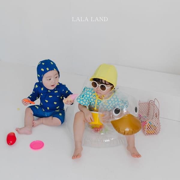 LALALAND - Korean Children Fashion - #Kfashion4kids - Jelly Bear Rashguard with Bonnet - 6