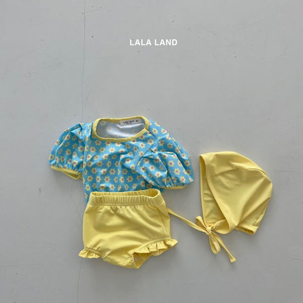 LALALAND - Korean Children Fashion - #Kfashion4kids - Suzie Swimwear with Bonnet