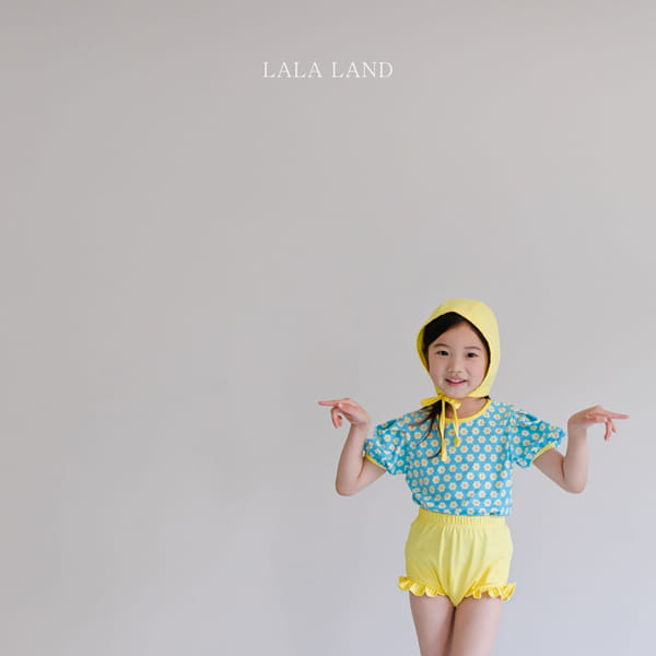 LALALAND - Korean Children Fashion - #Kfashion4kids - Suzie Swimwear with Bonnet - 3