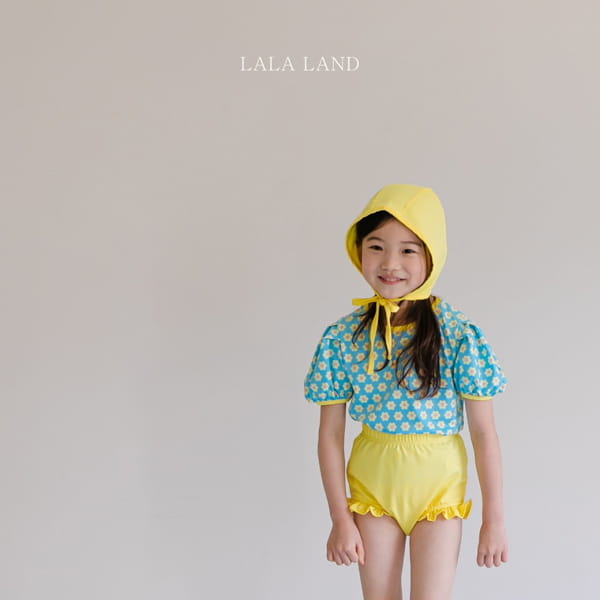 LALALAND - Korean Children Fashion - #Kfashion4kids - Suzie Swimwear with Bonnet - 4