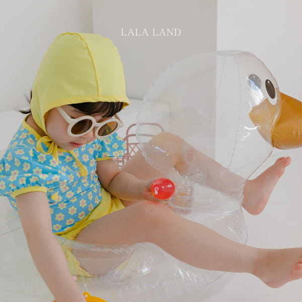 LALALAND - Korean Children Fashion - #Kfashion4kids - Suzie Swimwear with Bonnet - 6