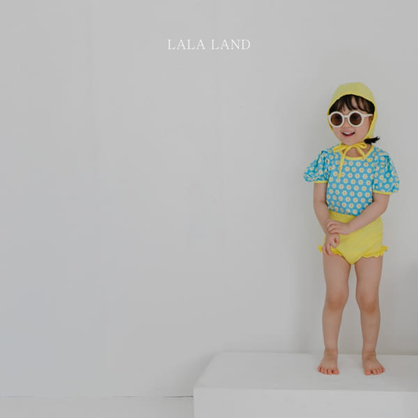 LALALAND - Korean Children Fashion - #Kfashion4kids - Suzie Swimwear with Bonnet - 7