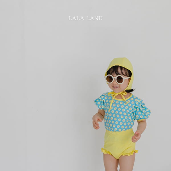 LALALAND - Korean Children Fashion - #Kfashion4kids - Suzie Swimwear with Bonnet - 9