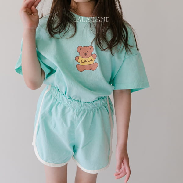 LALALAND - Korean Children Fashion - #Kfashion4kids - Lala Bear Top Bottom Set - 7