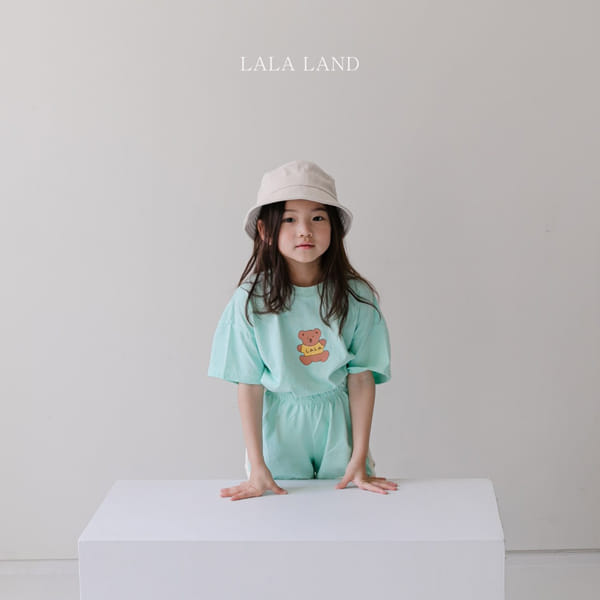 LALALAND - Korean Children Fashion - #Kfashion4kids - Lala Bear Top Bottom Set - 8