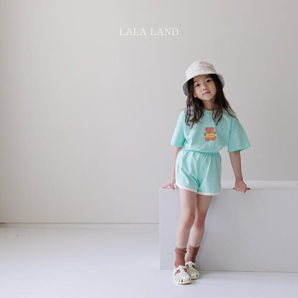 LALALAND - Korean Children Fashion - #Kfashion4kids - Lala Bear Top Bottom Set - 9