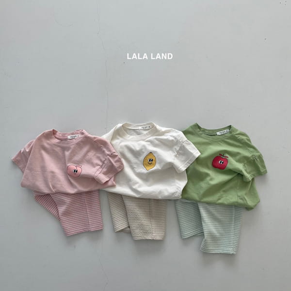 LALALAND - Korean Children Fashion - #Kfashion4kids - Checomi Top Bottom Set