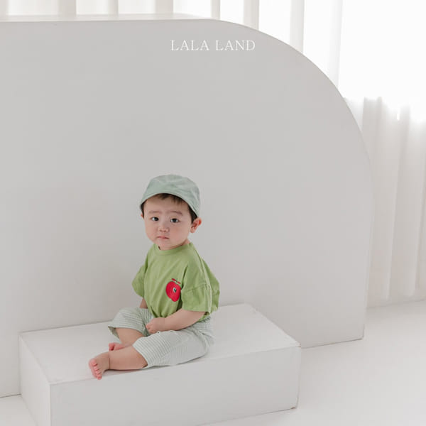 LALALAND - Korean Children Fashion - #Kfashion4kids - Checomi Top Bottom Set - 4