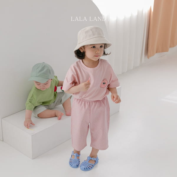 LALALAND - Korean Children Fashion - #Kfashion4kids - Checomi Top Bottom Set - 8