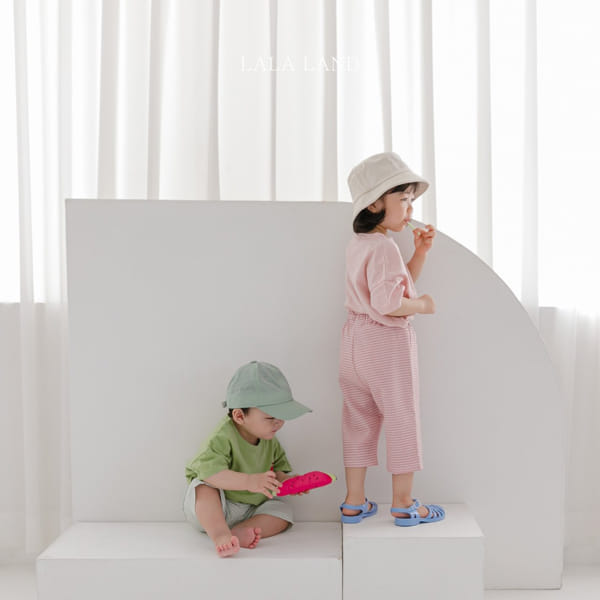 LALALAND - Korean Children Fashion - #Kfashion4kids - Checomi Top Bottom Set - 9