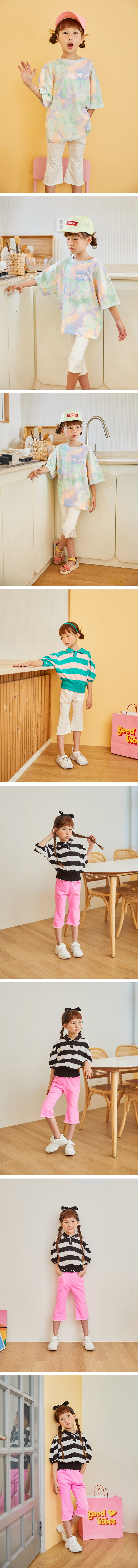 LILAS - Korean Children Fashion - #Kfashion4kids - Neon Bootscut Pants