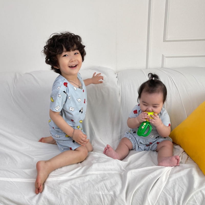 LIME & BLUE - Korean Children Fashion - #Kfashion4kids - Disney Mickey Best Easywear - 10