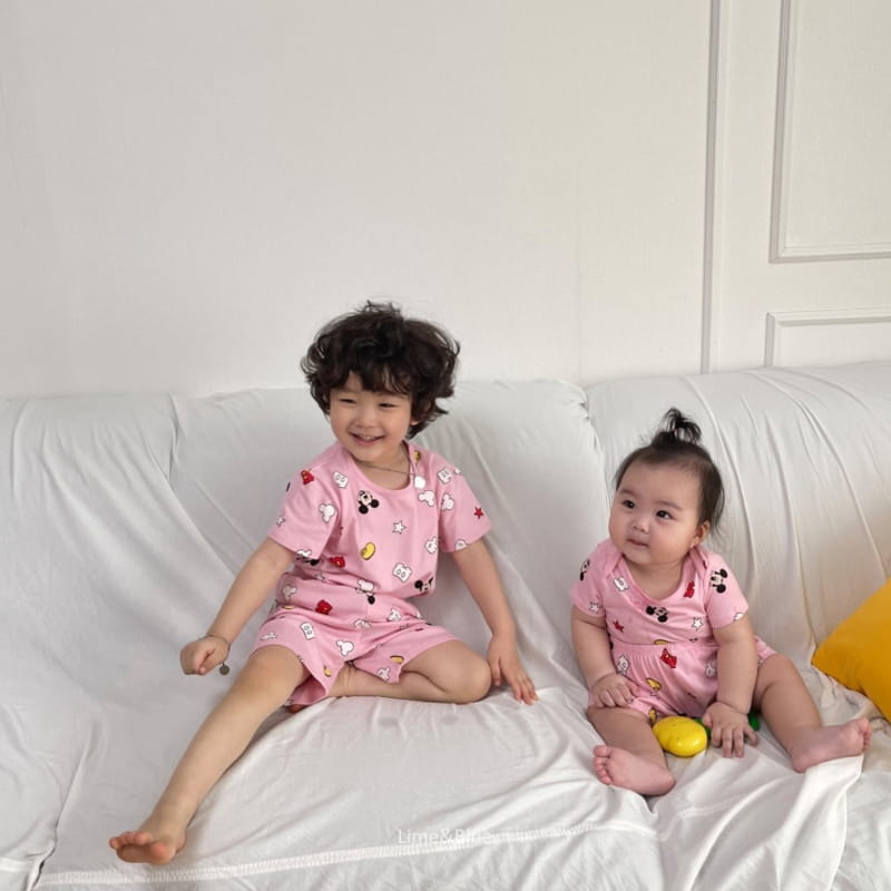 LIME & BLUE - Korean Children Fashion - #Kfashion4kids - Disney Mickey Best Easywear - 11