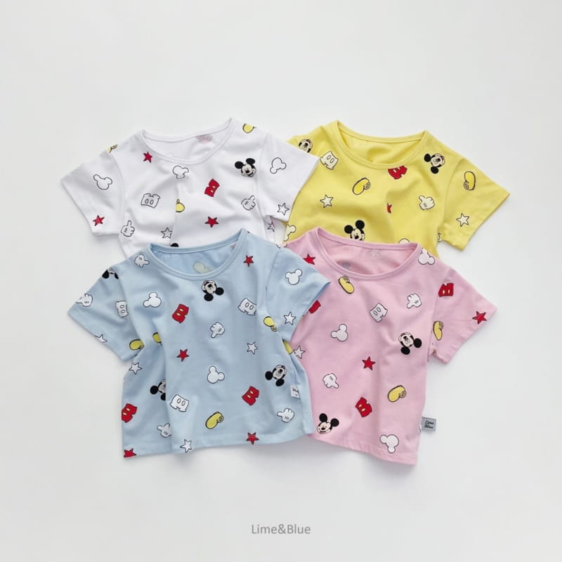 LIME & BLUE - Korean Children Fashion - #Kfashion4kids - Disney Mickey Best Easywear - 4