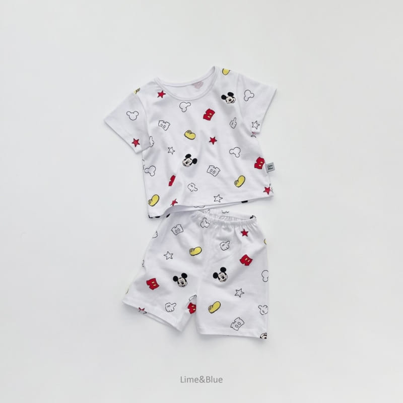 LIME & BLUE - Korean Children Fashion - #Kfashion4kids - Disney Mickey Best Easywear - 5