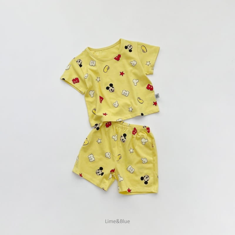 LIME & BLUE - Korean Children Fashion - #Kfashion4kids - Disney Mickey Best Easywear - 6