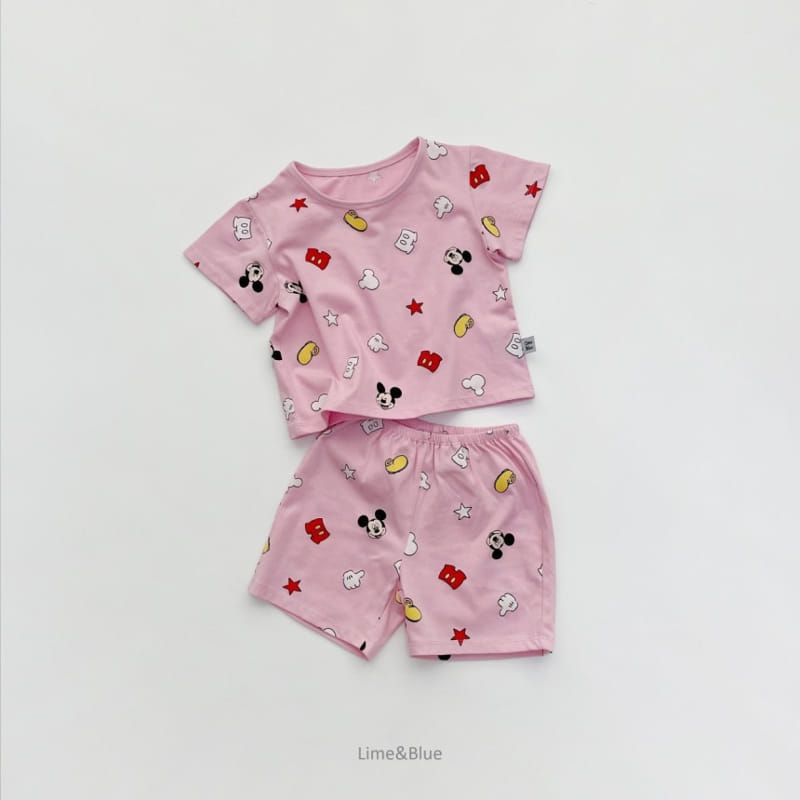 LIME & BLUE - Korean Children Fashion - #Kfashion4kids - Disney Mickey Best Easywear - 7