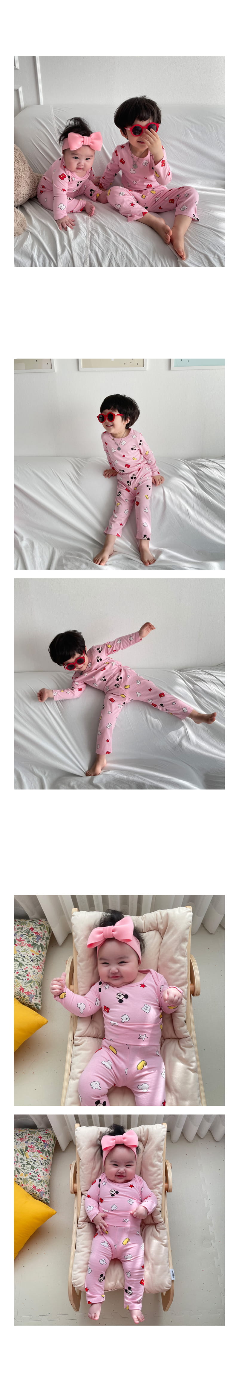 LIME & BLUE - Korean Children Fashion - #Kfashion4kids - Baby Disney Mickey Best Easywear - 4