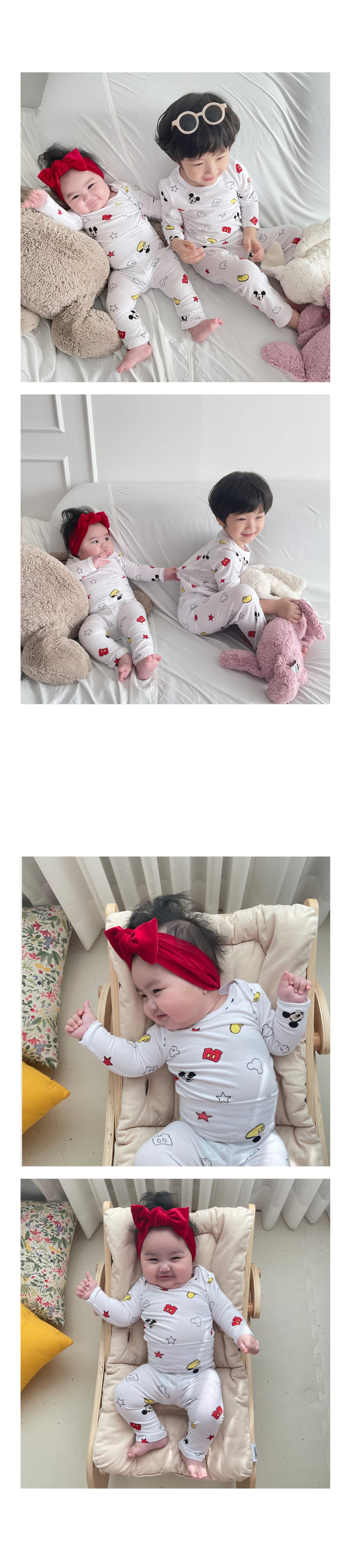 LIME & BLUE - Korean Children Fashion - #Kfashion4kids - Baby Disney Mickey Best Easywear - 5